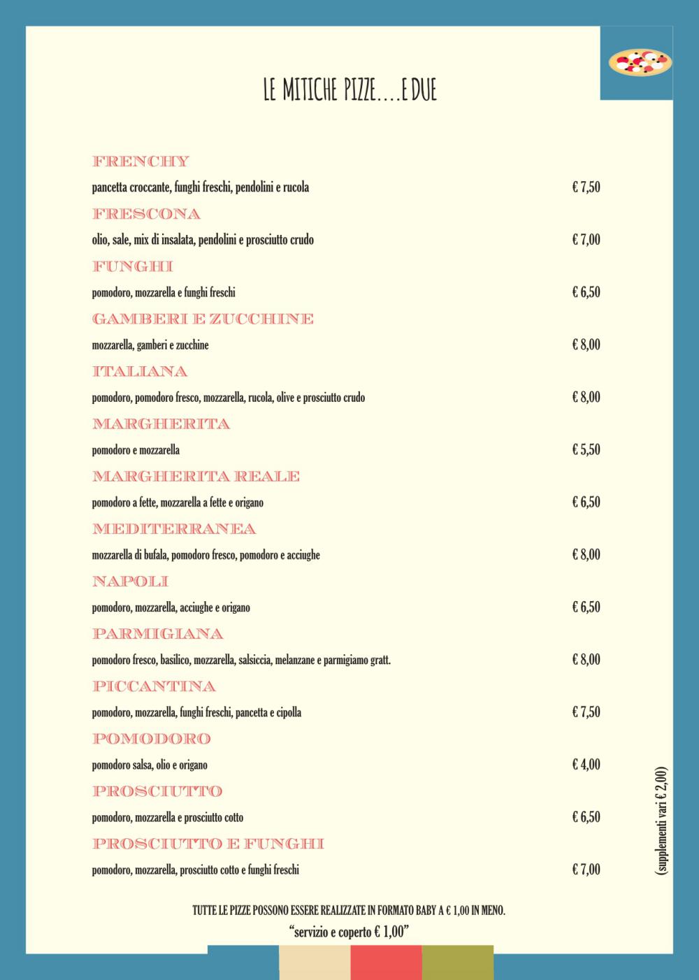 Baretto Rosso Senigallia - Menu