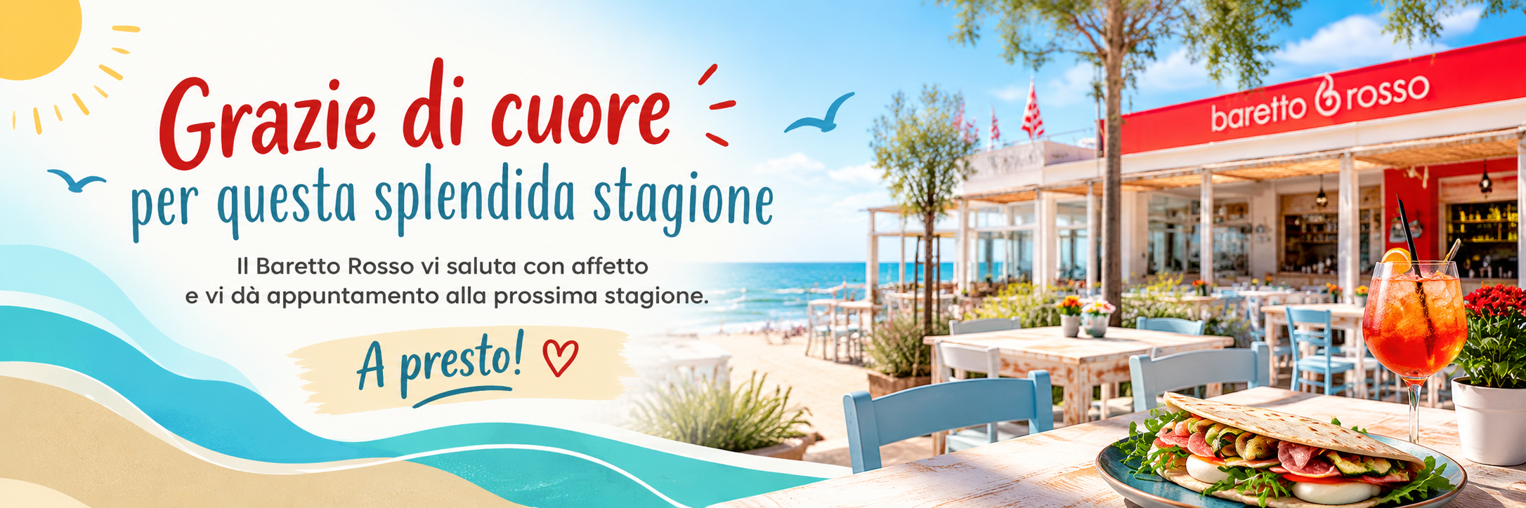 Arrivederci alla prossima stagione.